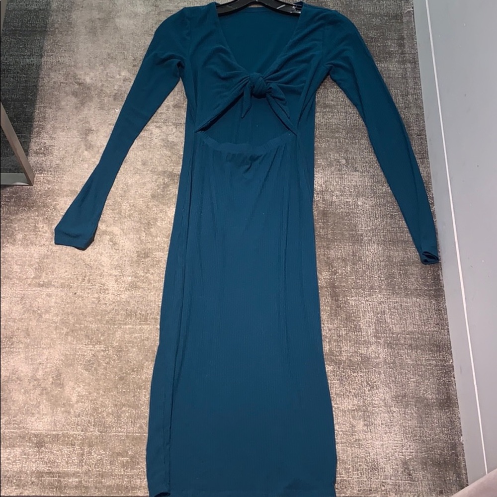 INTERMIX Reversible Tie Cut Out Dress